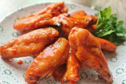 Thumbnail for Delicious Air Fryer Buffalo Chicken Wings Recipe with Homemade Sauce in 30 Minutes