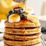 Banana Cottage Cheese Pancakes