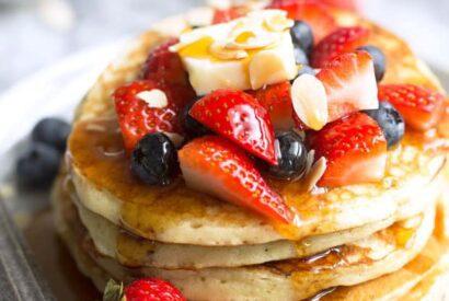 Thumbnail for Healthy buttermilk pancakes without baking powder within 20 minutes